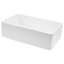 Évier de cuisine encastré en argile réfractaire simple 33,5 x 20 po