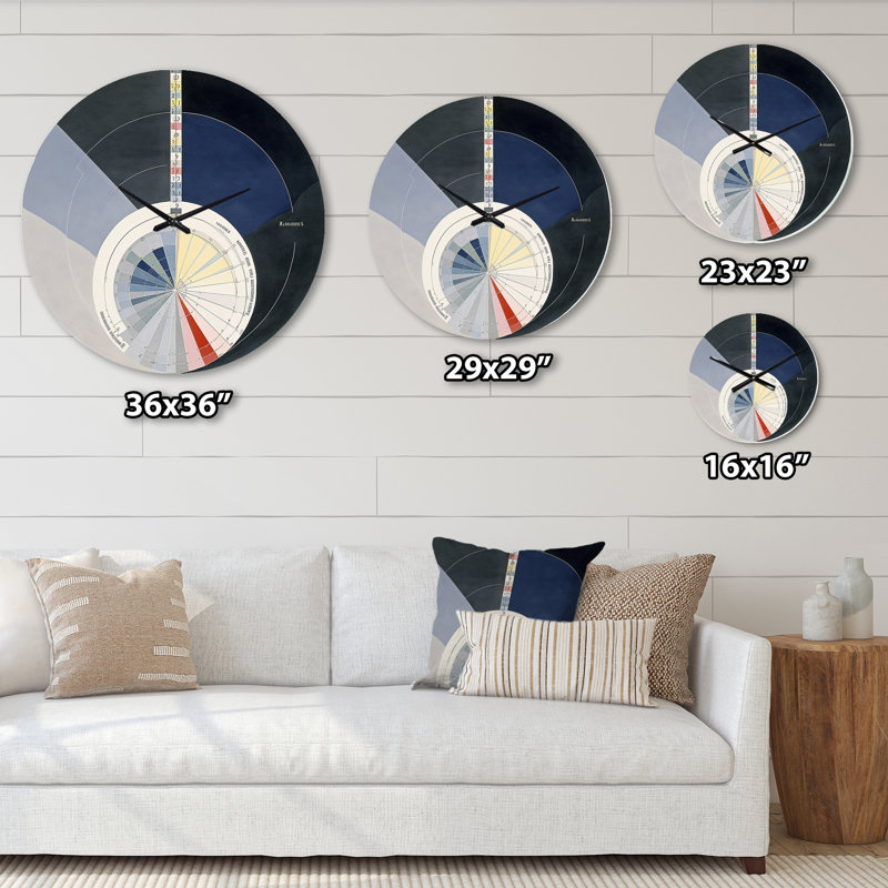 Horloge murale Universal Blossoming Pastel Harmony VI, Petit