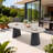 Outdoor Aluminum Dining Table-1394228568