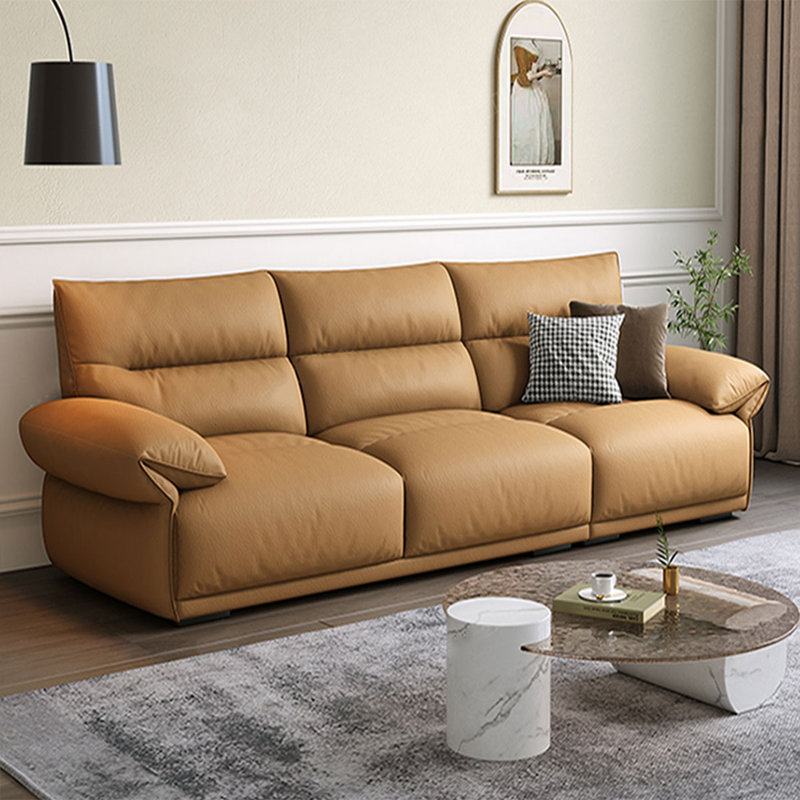 Coussin modulaire orange 100% polyester, Orange