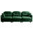 Three - Modular Sectional In , Soft Chenille Fabric, Elegant , Ergonomic Design And Cushion For Living Areas Seat Couch With Chenille, High Density Foam Curved Bedroom Comfort-506414137