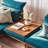 Nordic simple solid wood rest sofa set