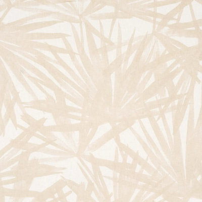 Tissu en lin Sunlit Palm