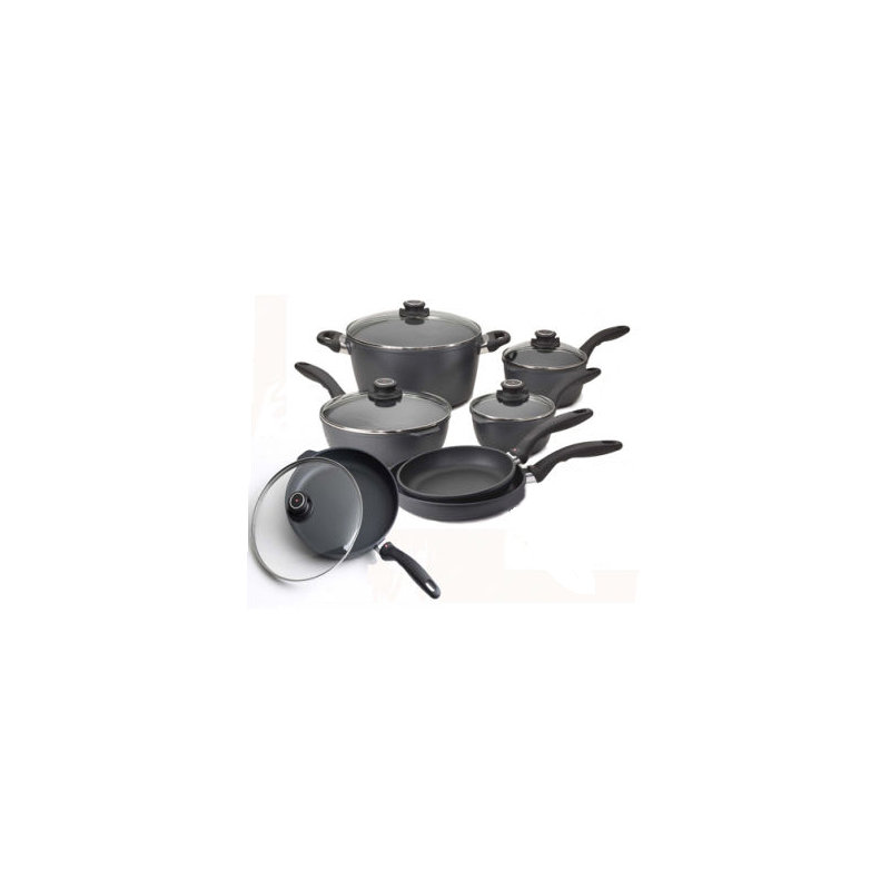 12 - Piece Non-Stick Aluminum Cookware Set