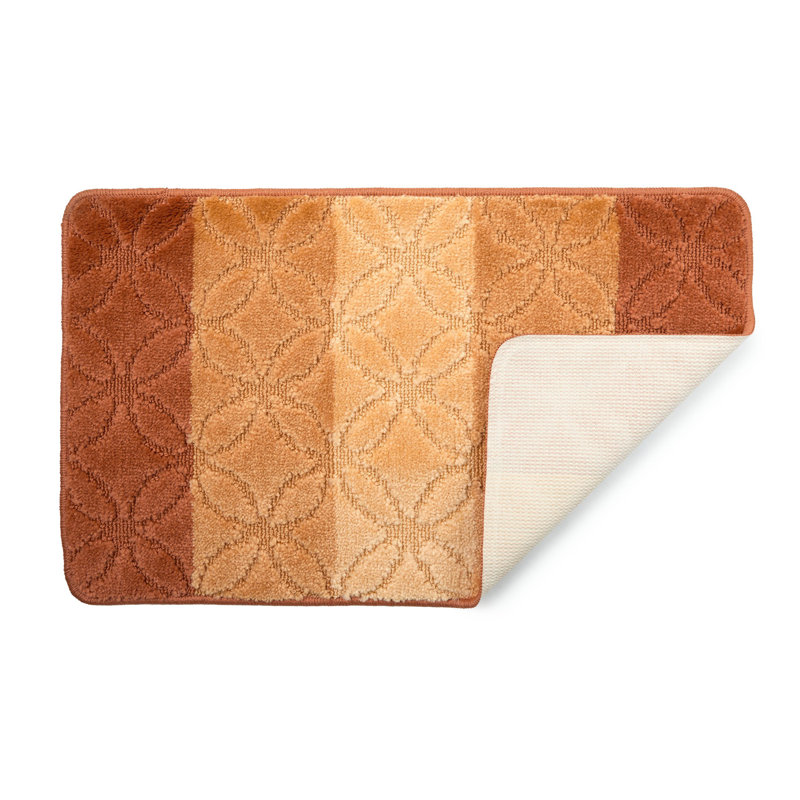 Loletha Polypropylene Plastic Non-Slip, Burnt Orange