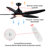 Dainius 60'' Ceiling Fan with LED Lights-1186083662