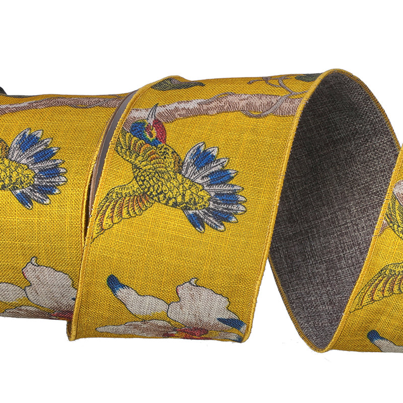 Colibri et ruban floral