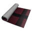 Tapis intérieur / extérieur noir à carreaux-409168268