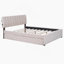 Lit plateforme tapissier avec gigogne et grand lit Teddy-304576263-304576282