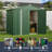 8 Ft. W X 6 Ft. D Metal Storage Shed With Frame And Lockable Door-105300091