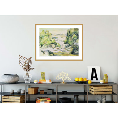 «Countryside in Provence» par Paul Cézanne, impression giclée sur cadre
