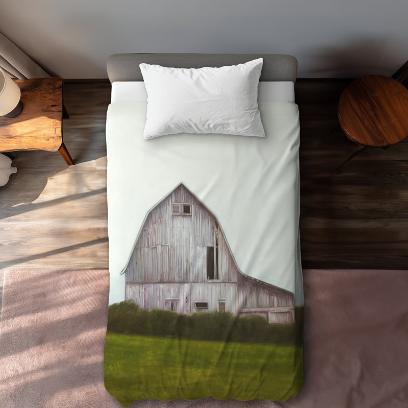 Rustic barn Farmhouse Building Duvet Cover | Home Decor