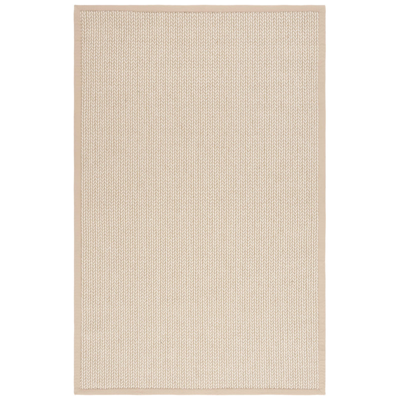 Custer Solid Colour Hand Woven Area Rug, Rectangle 183 x 274 cm