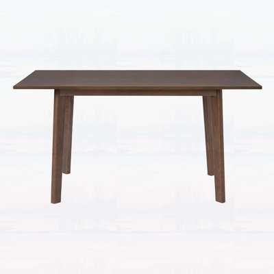 Rustic Dining Table with Wood Frame,Perfect for Modern and Traditional Decor,Durable and Stylish