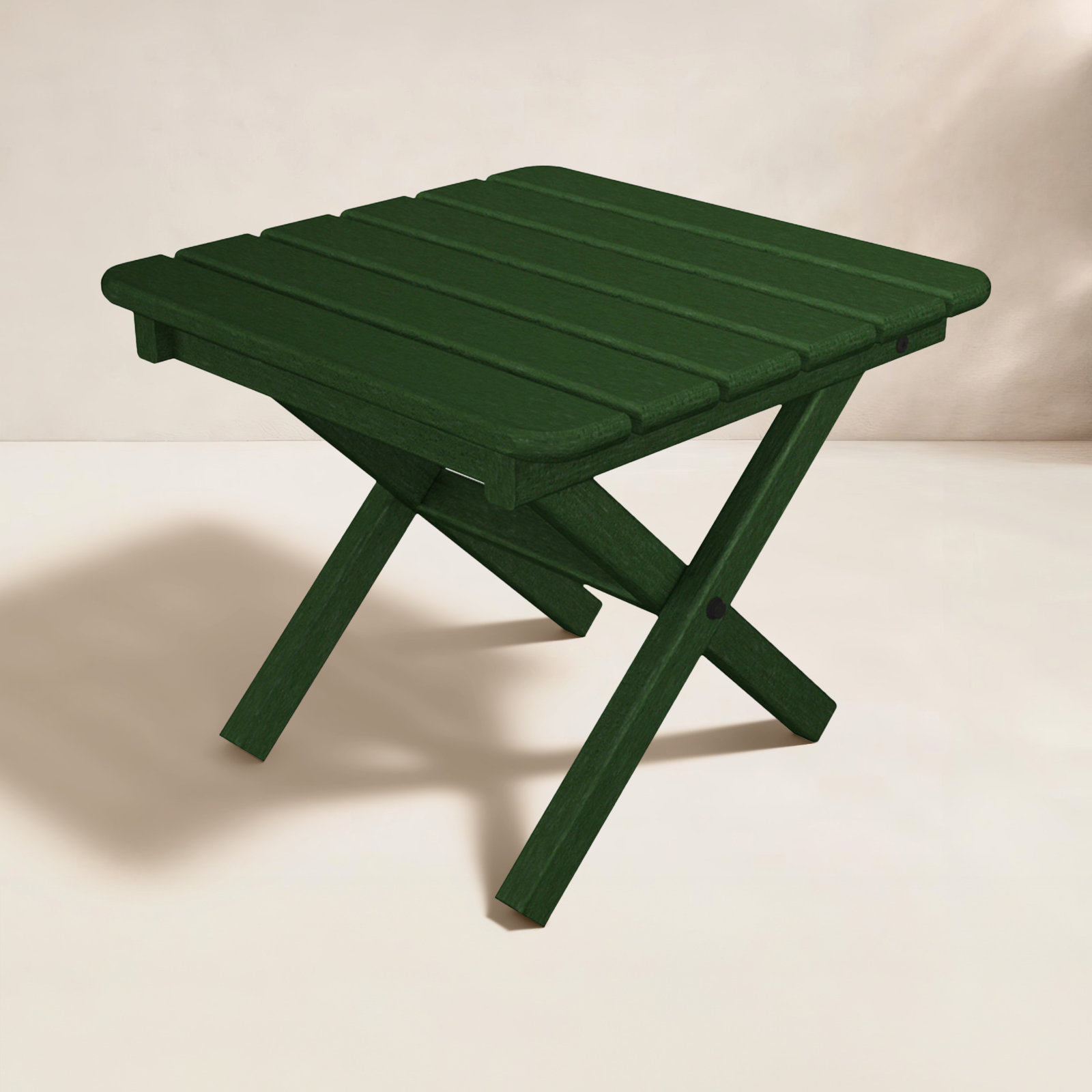 POLYWOOD® Tables 18" Patio Side Table, Green