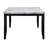Hussein Square Counter Height Table in Black
