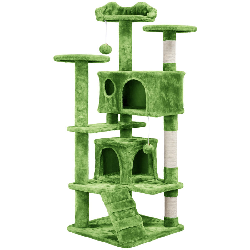 Multilevel  Cat Tree, Green