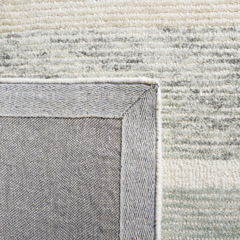 Tapis en laine / coton touffeté à la main Angeli, Rectangle 8 pi x 10 pi