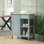 Îlot de cuisine avec plateau en bois manufacturé Omariana