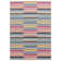Donnavon Striped Blue/Pink/Yellow Area Rug