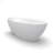 61 Inch Small Size Artificial Stone Solid Surface Freestanding Bathroom Bathtub