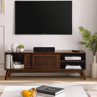 Meuble télé 59 po Mid Century Modern
