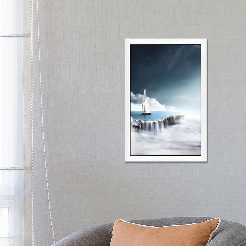 After The Storm by En.ps - Giclee Art Print on Canvas, 152.5 cm H x 101.5 cm W, White Floater Framed