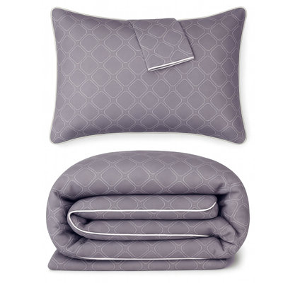 BedVoyage 3 Piece Luxury 100% Viscose from Bamboo Duvet Cover with Shams