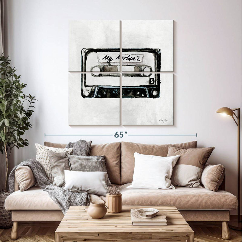 Abarca Retro Cassette II, 45" H x 45" W