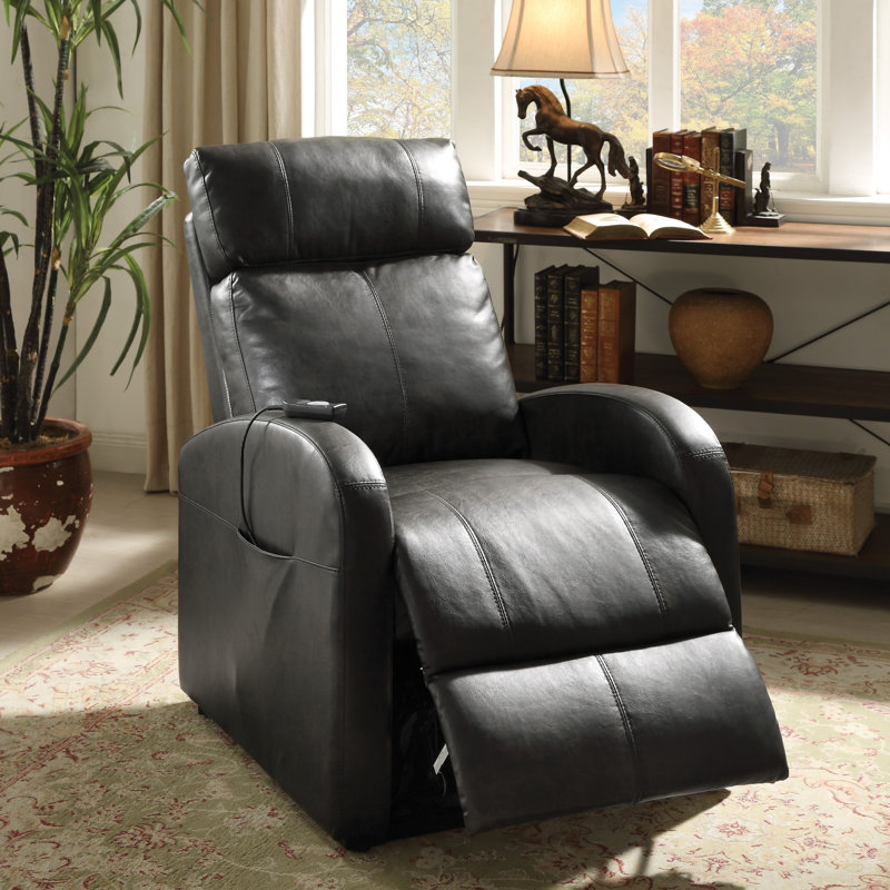 Ricardo Synthetic Leather Power Motion Recliner With Lift, Comfortable And Senior-Friendly Seating Solution