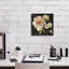 «Marche De Fleurs On Black» par Lisa Audit, art mural sur toile-1108040725