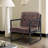 Multi-color PU Leather Upholstered Office Chair with Stylish Armchair and Metal Legs, Suitable For Living Room, Bedroom, Reception Area and Waiting room-1581777797