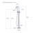 Circular Single Handle Tub Faucet-65166442