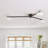 3 Lights 55inch Modern Flush Mount Ceiling Fixture Glass Shades G9 LED Bulbs Included-839258547