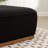 Square Solid Wood Fabric Ottoman-792026056