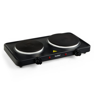 VonShef 2500W Electric Double Hot Plate