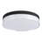 Quara 7-in Black dimmable LED Flush Mount-124959422