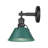 Orwell 1-Light Bath Vanity in Aged Brass with Pine Green-574713699
