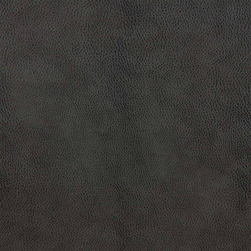 Canapé en cuir synthétique gris foncé Taddeo