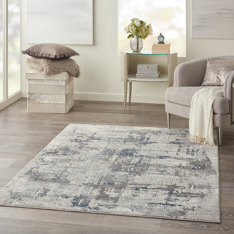 Zumbrota Abstract Indoor Rug, Rectangle 8'10" x 11'10"