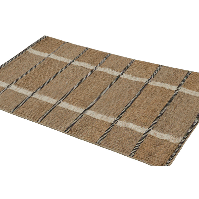Wool Geometric Area Rug, Rectangle 12' x 18'