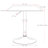 Anassi Square Metal Base Adjustable Dining Table-1685592551-1621829412