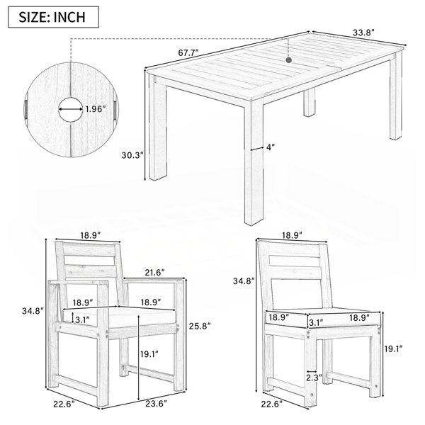 Dimensions du produit