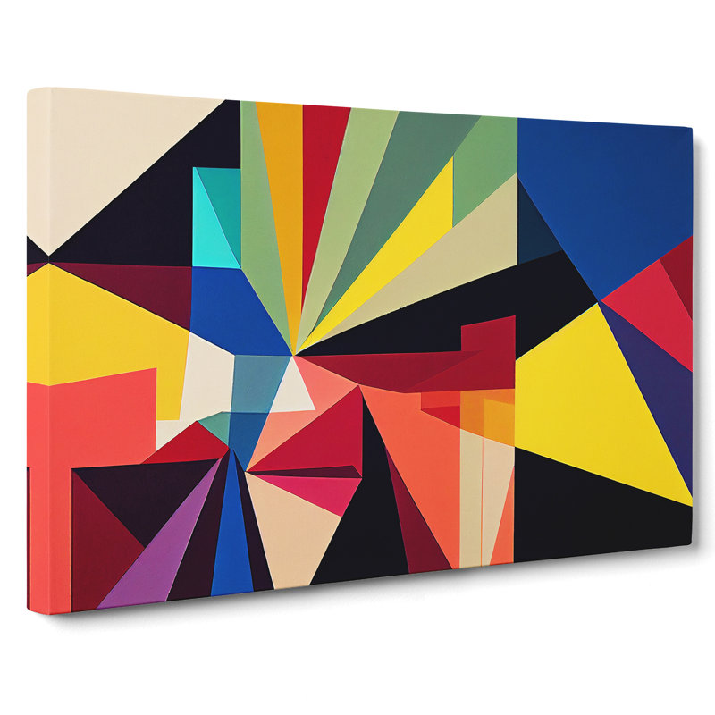 Attractive Modern Abstract - Wrapped Canvas, 40cm H x 60cm W x 3cm D