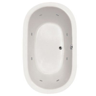 Lorraine 74 in. L Whirlpool Tub
