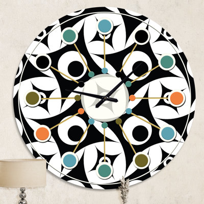 Horloge murale Mid-Century
