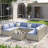 9 Pieces Patio Conversation Set-978620300