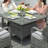 Square Rattan Patio Dining Table