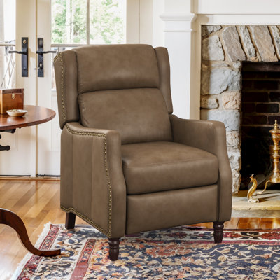 Fauteuil inclinable en cuir véritable Doersten Lange