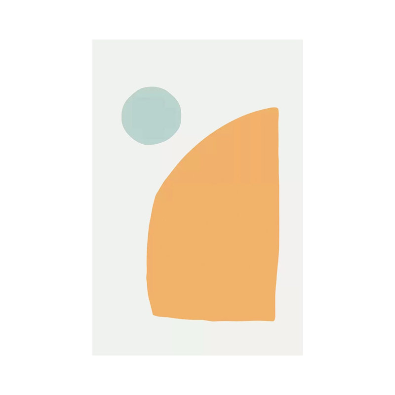 Abstraction III by Nouveau Prints - Wrapped Canvas Gallery-Wrapped Canvas Giclée, 20.32 cm H x 30.48 cm W